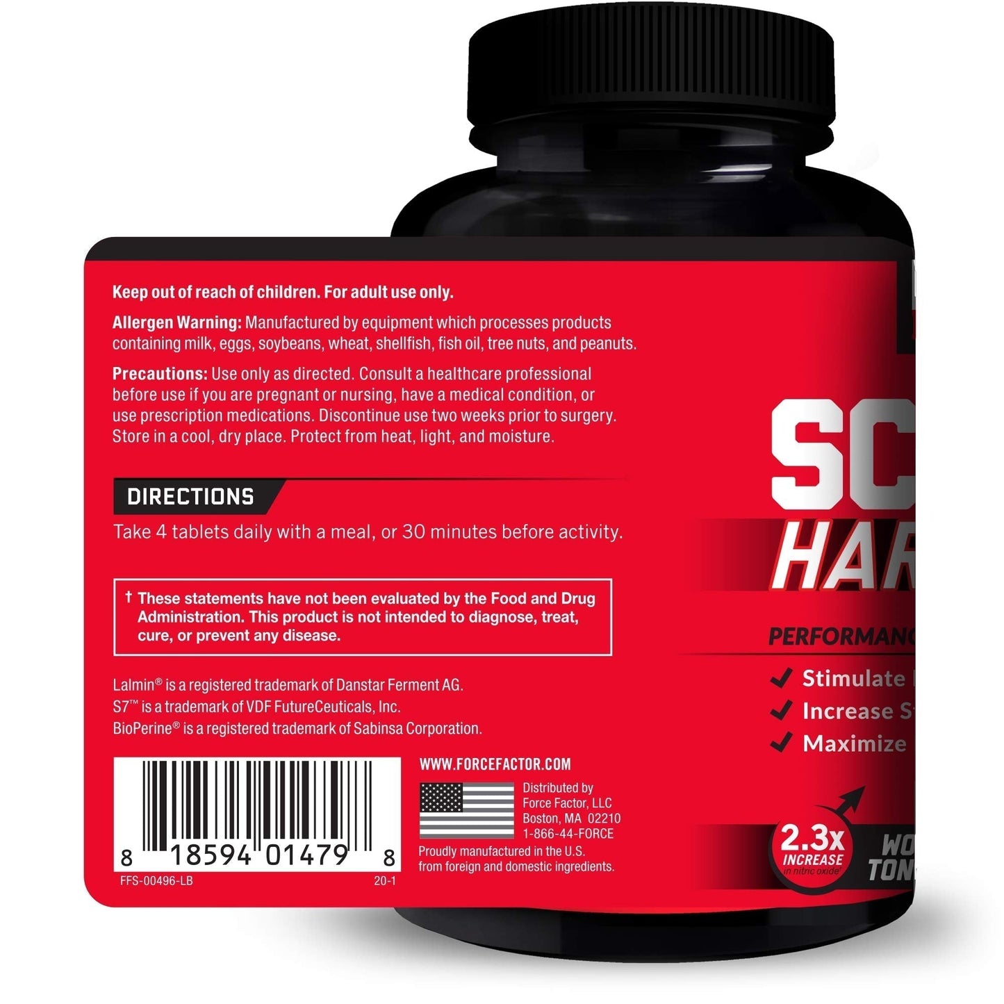 Force Factor Score! Hardcore Nitric Oxide Booster Supplement for Men with L-Citrulline Force FactorBuy Supplements Australia