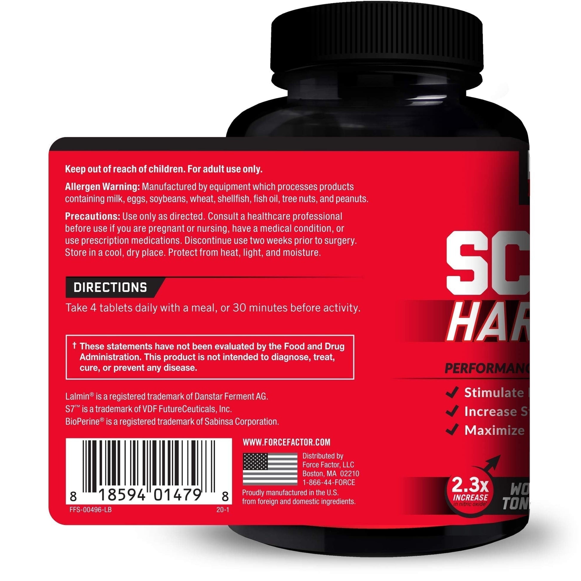 Force Factor Score! Hardcore Nitric Oxide Booster Supplement for Men with L-Citrulline Force FactorBuy Supplements Australia