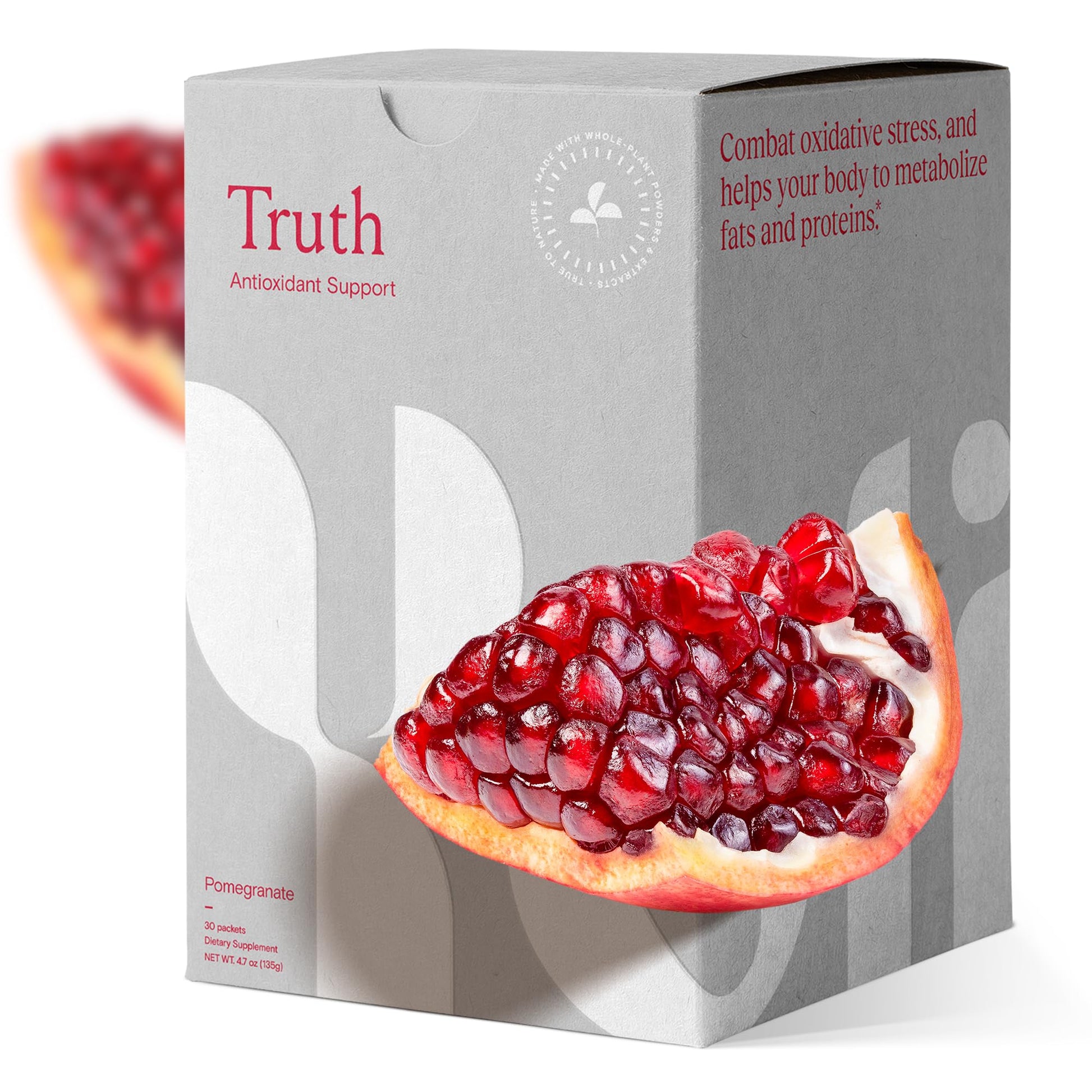 Yoli® Truth Antioxidant and Immune Support Supplement with Vitamin C, Botanicals, Superfruits, and Minerals - Pomegranate, 30 Packets YoliBuy Supplements Australia