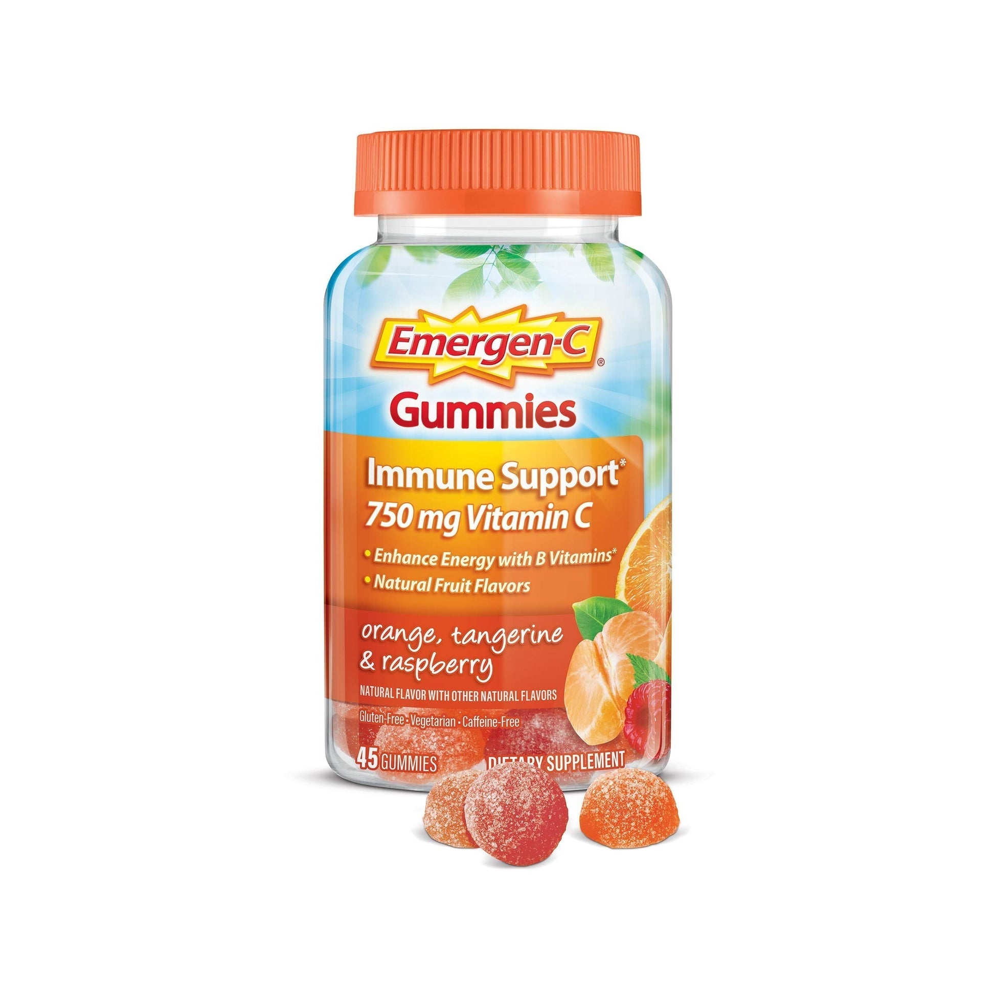 Emergen-C 750mg Vitamin C Gummies for Adults, Immunity Gummies with B Vitamins Emergen-CBuy Supplements Australia