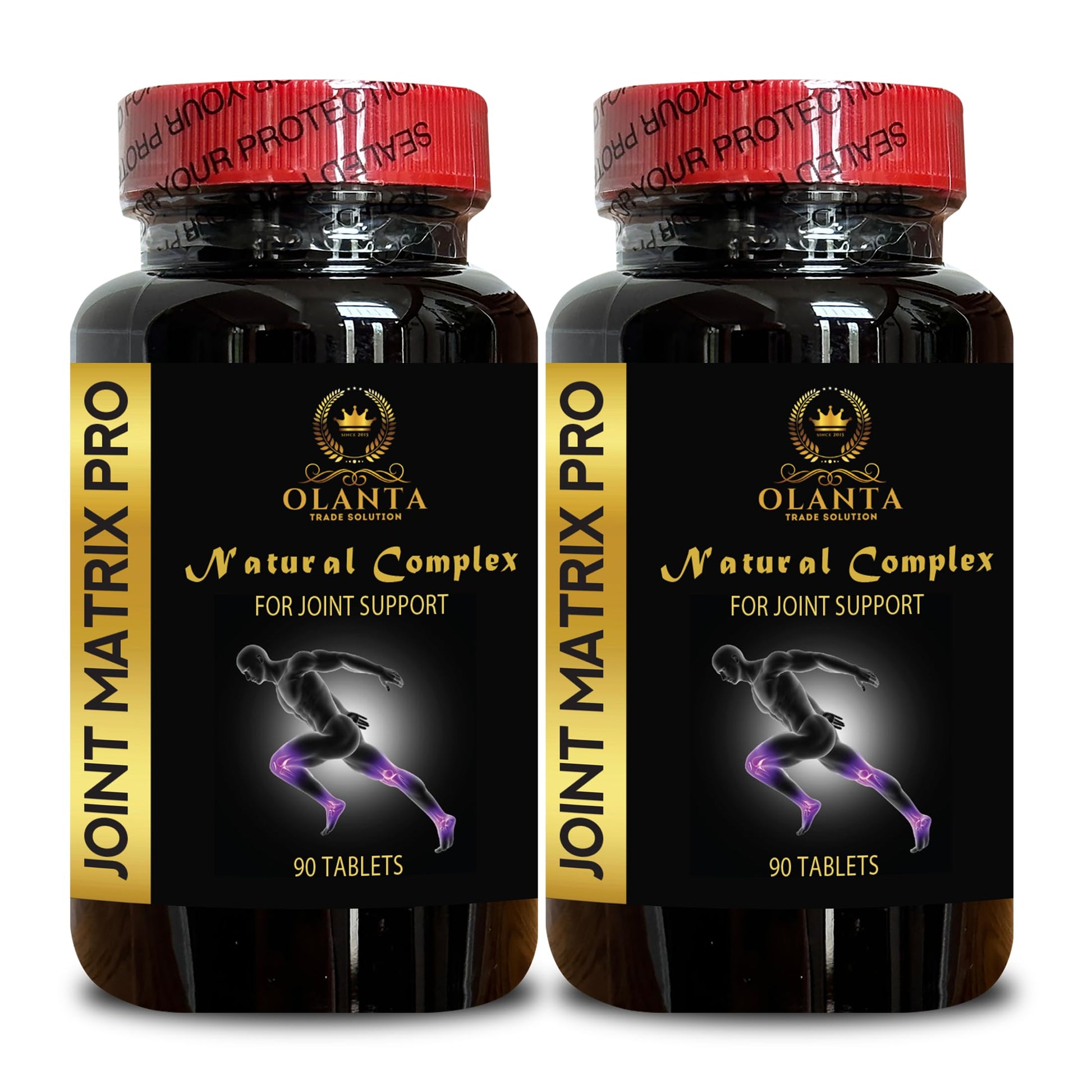 Joint Matrix PRO Natural Complex - Support Muscle Recovery, Full Joint Support, Flexibility Supplements, Natural Muscle Support - 2 Bottles 180 Tablets OLANTA TRADE SOLUTIONBuy Supplements Australia