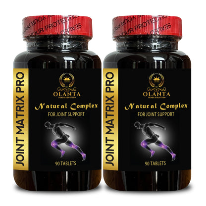 Joint Matrix PRO Natural Complex - Support Muscle Recovery, Full Joint Support, Flexibility Supplements, Natural Muscle Support - 2 Bottles 180 Tablets OLANTA TRADE SOLUTIONBuy Supplements Australia