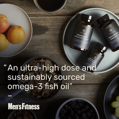 Omega 3 Fish Oil 1200mg (480mg EPA/360mg DHA per capsule) High Strength, Ultra Pure InessaBuy Supplements Australia