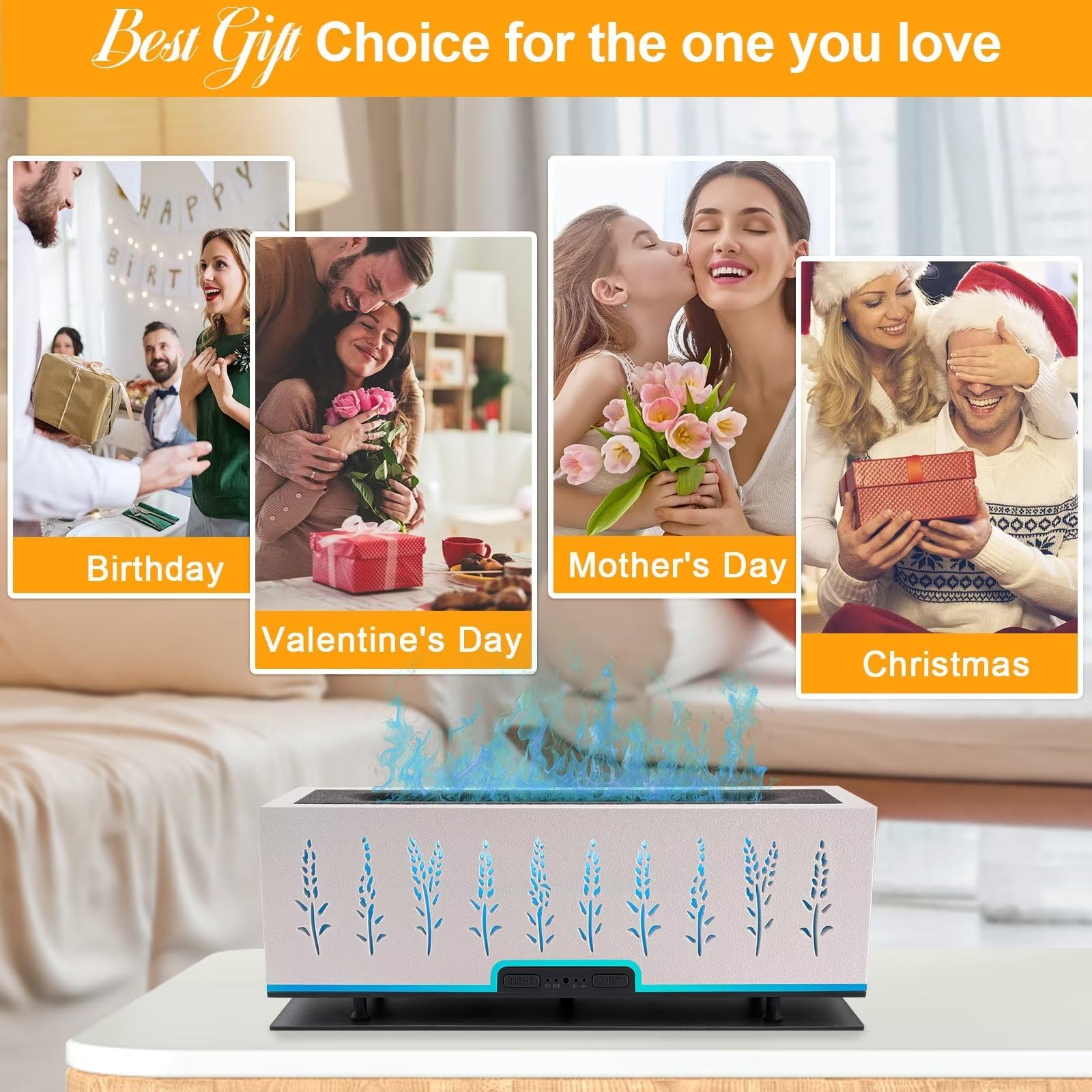 WENPHONE Flame Air Aroma Diffuser Humidifier, Essential Oil Diffuser, 200ml Aromatherapy Diffuser WENPHONEBuy Supplements Australia
