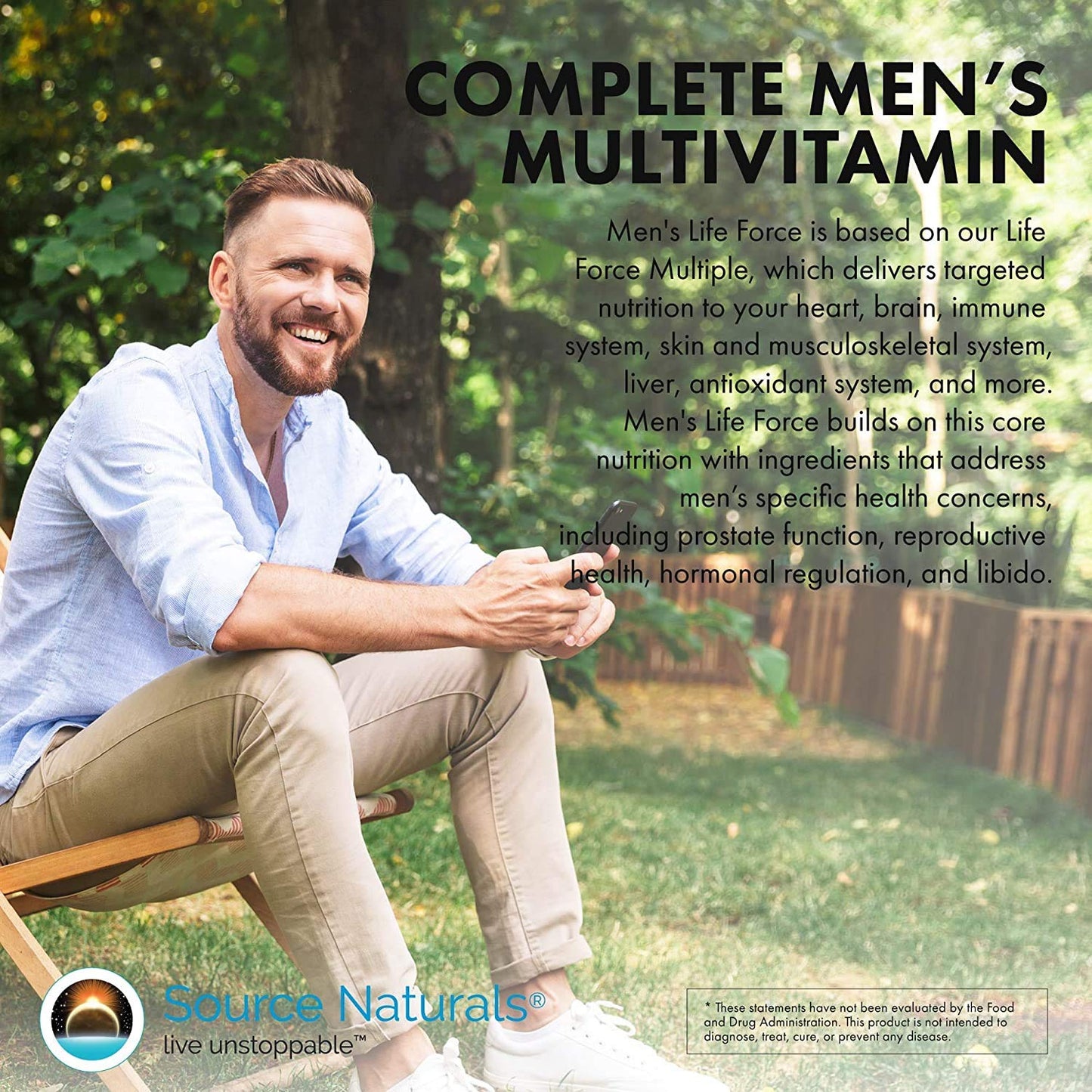 Source Naturals Men's Life Force Multiple Daily Multivitamin & Immune Health Supplement - 13 Essential Vitamins, Nutrients & Minerals* - 45 Tablets Source NaturalsBuy Supplements Australia