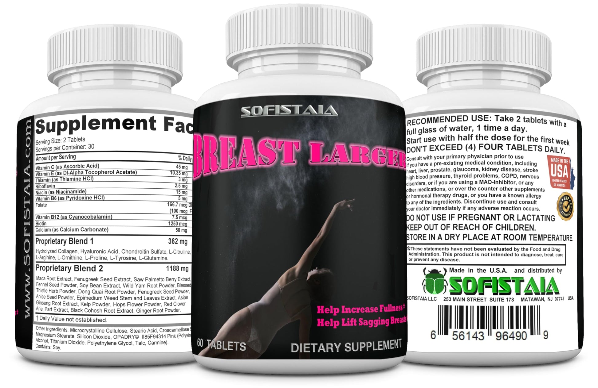 BEAUTIFYEM Breast Larger Breast Enhancement Formula with Natural Ingredients for Bigger Breast Growth and Firmness Pills BEAUTIFYEMBuy Supplements Australia