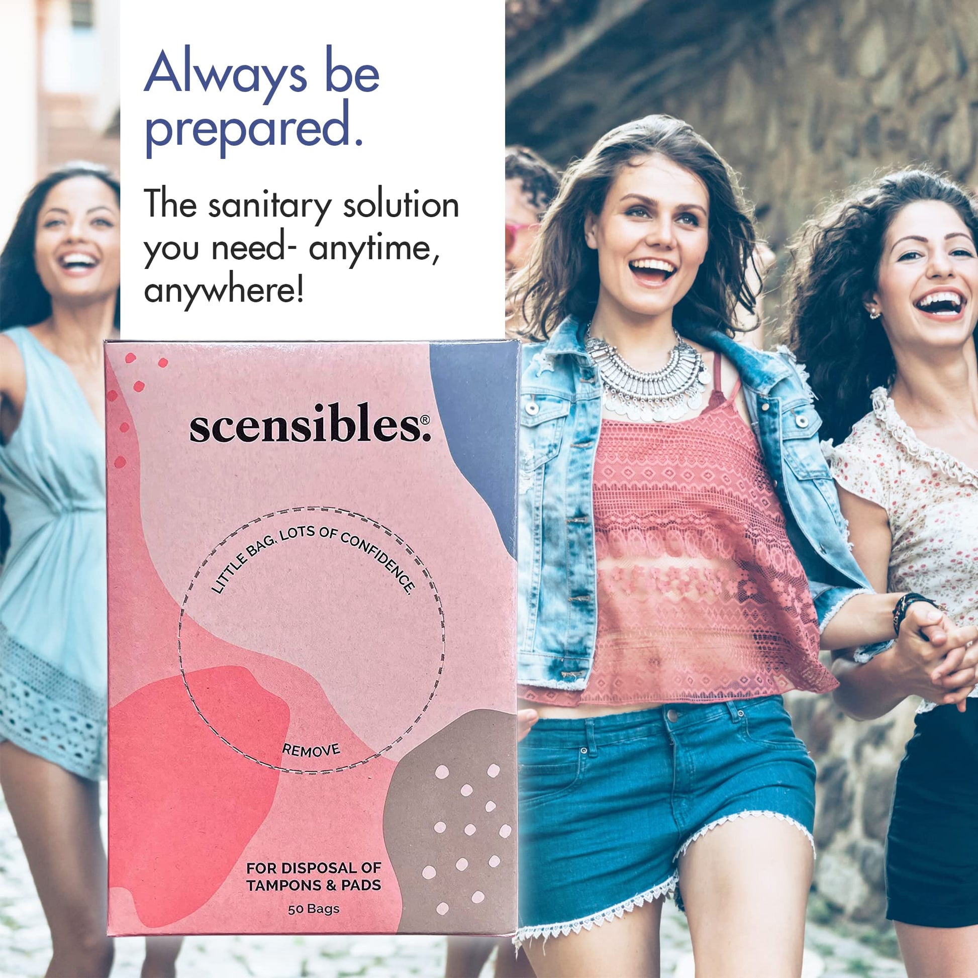 Scensibles Personal Care Disposal Bags (50 Count) - For Tampons, Pads, Liners, Condoms & More SCENSIBLESBuy Supplements Australia