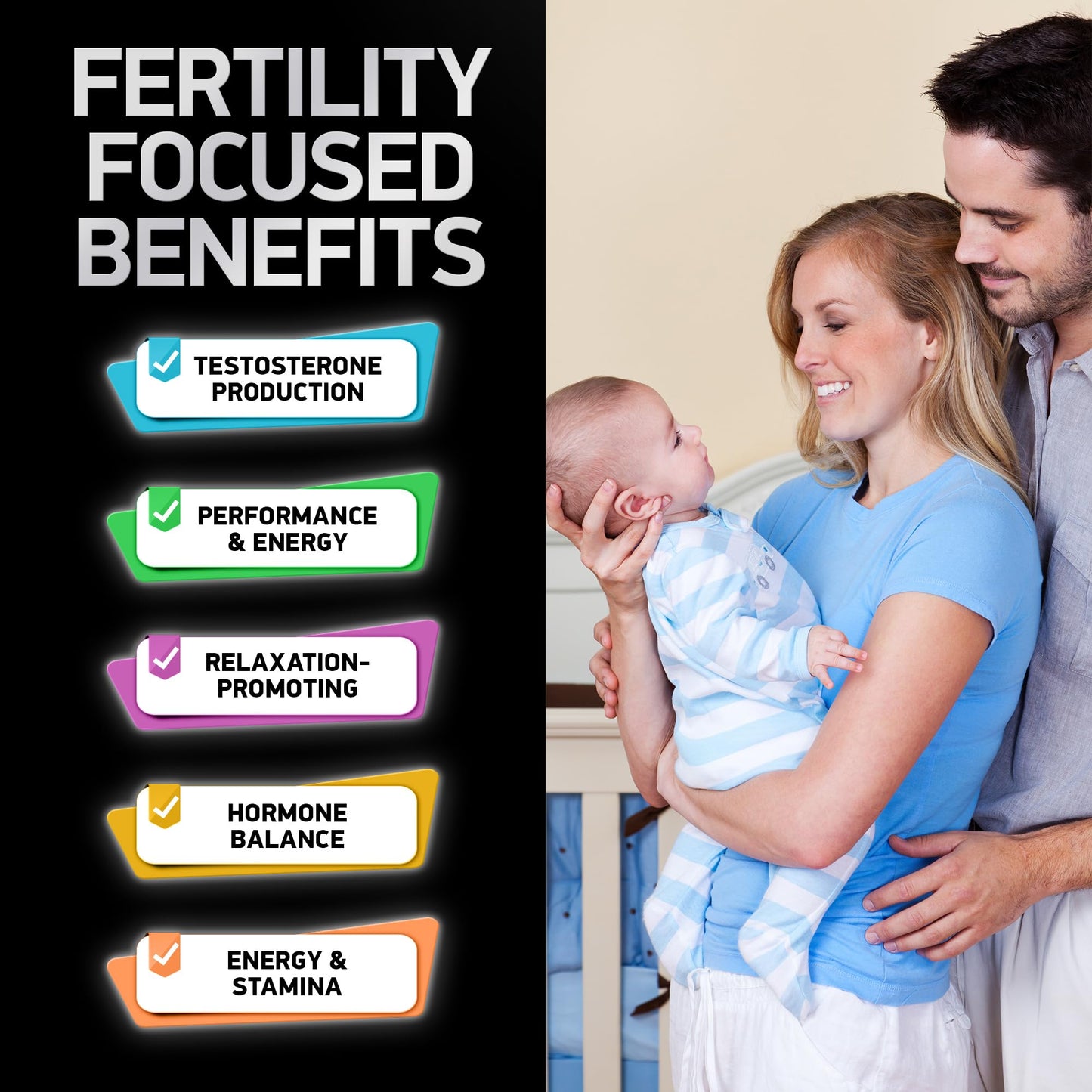 Fertility Supplements for Men - Zinc, Maca, Ashwagandha, L-Arginine - Male Vitality Conception for Him - Count and Motility Pregnancy Aid - Vitamins and Male Fertility Support Supplement - 120 Pills BIOACTIVE LABSBuy Supplements Australia