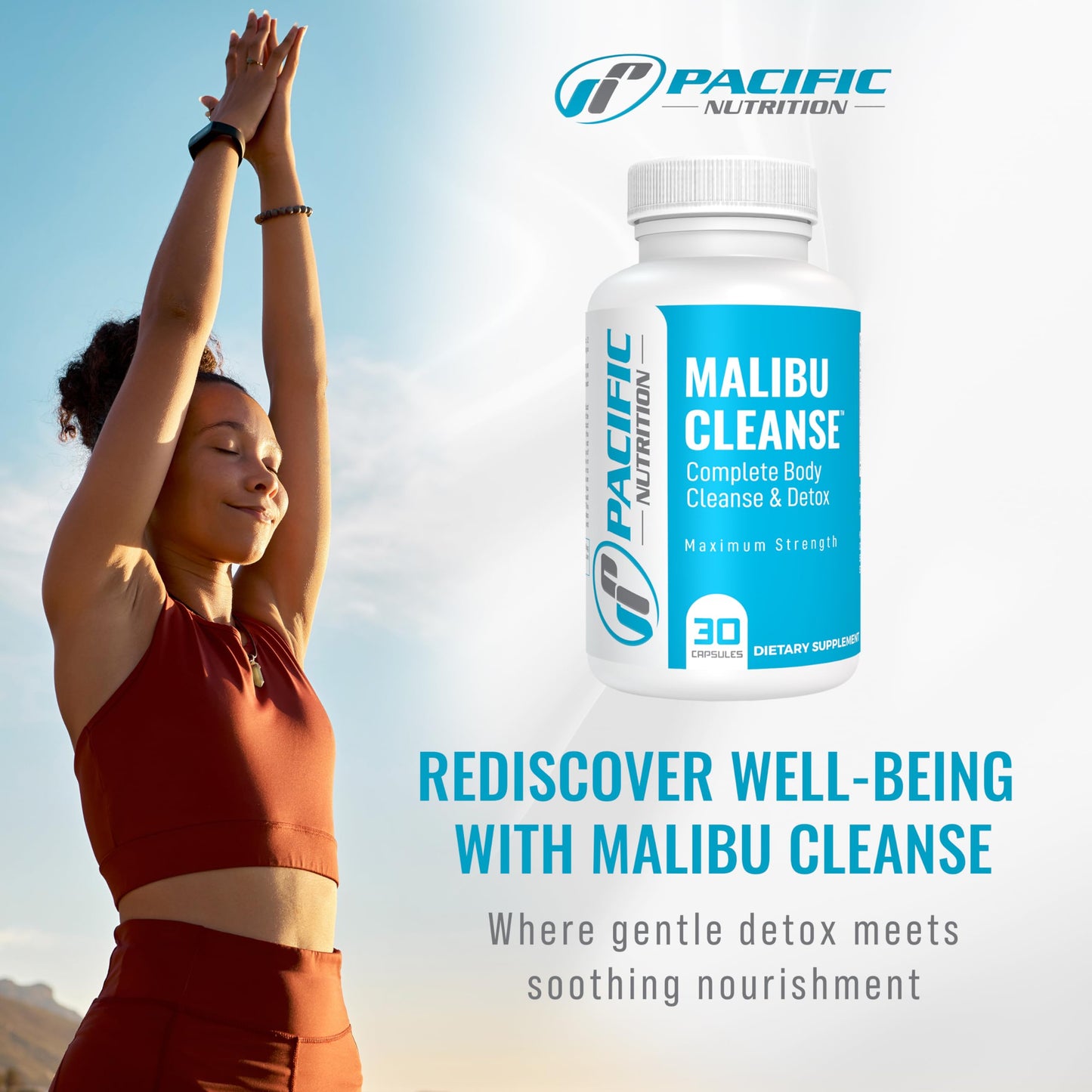Pacific Nutrition Full Body Detox - Malibu Cleanse Complete Body & Intestinal Cleanse Pacific NutritionBuy Supplements Australia