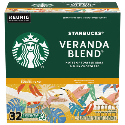 Starbucks Veranda Blend Coffee K-Cups,4/24 Pack-96 K-Cups StarbucksBuy Supplements Australia