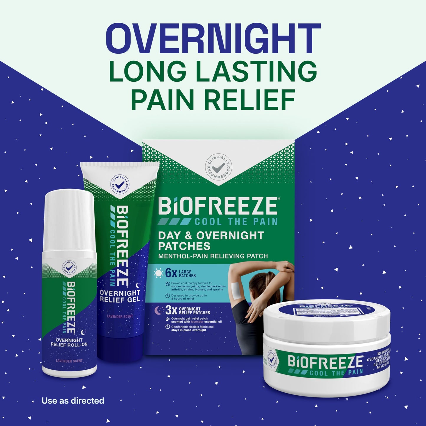 Biofreeze Overnight Gel Pain Relief, Knee & Lower Back Pain Relief, Arthritis Pain Reliever, Neck Pain Relief, Cooling Joint Pain Relief, Lavender Scented Menthol Gel 3 Fl Oz BiofreezeBuy Supplements Australia