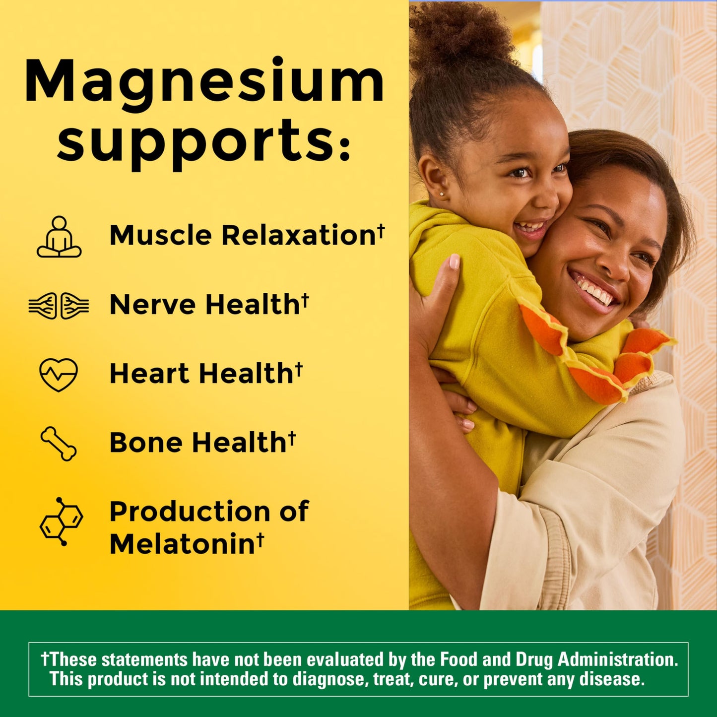 Nature Made Magnesium Glycinate 200 mg per Serving, Magnesium Supplement for Muscle, Heart, Nerve and Bone Support, 60 Magnesium Bisglycinate Capsules, 30 Day Supply Nature MadeBuy Supplements Australia