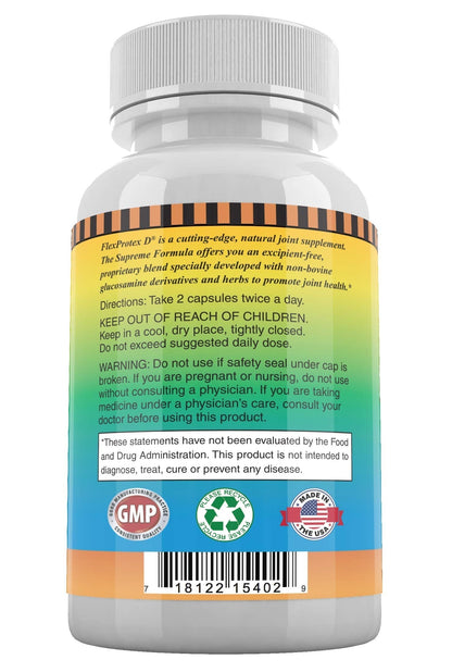 Daily Health, FlexProtex D Joint Muscle Support Supplement 3 Bottles Plus 1 Bottle Daily Marine Coral Calcium 90 Capsules Daily HealthBuy Supplements Australia