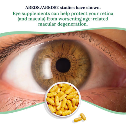 CorneaCare Vitamins and Minerals | Multivitamin for Vision & Health | Dry Eye Supplements | 60 Tablets CorneaCare