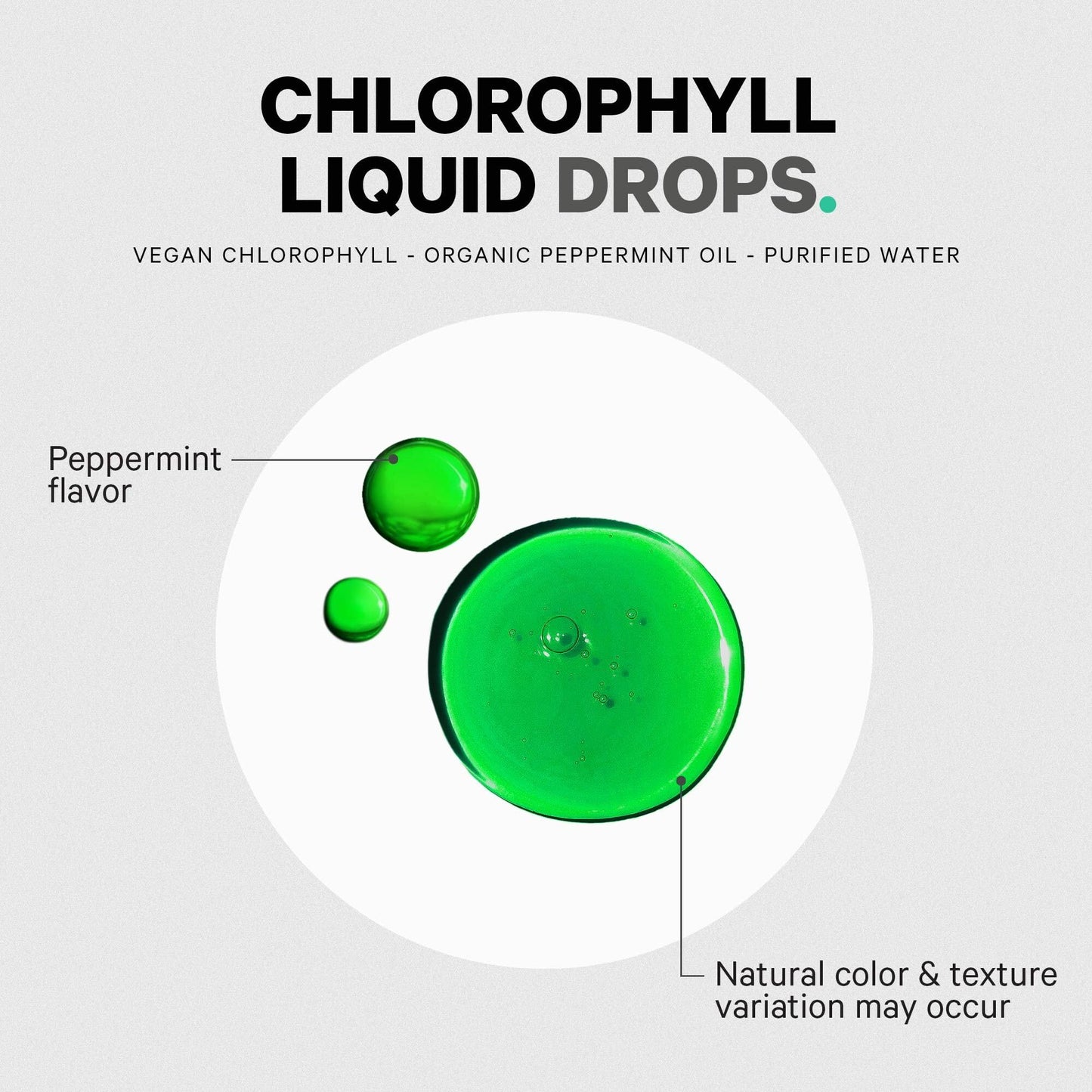 Codeage Chlorophyll Liquid Drops Supplement - Vegan Chlorophyll 50 mg per Serving, Organic Peppermint Flavor Clorofila Drink - Non-GMO, Gluten-Free, Vegan - 2 fl oz CodeageBuy Supplements Australia