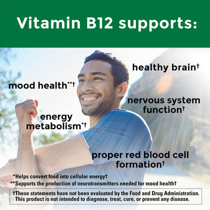 Nature Made Vitamin B12 1000 mcg, Dietary Supplement For Energy Metabolism Support Nature MadeBuy Supplements Australia
