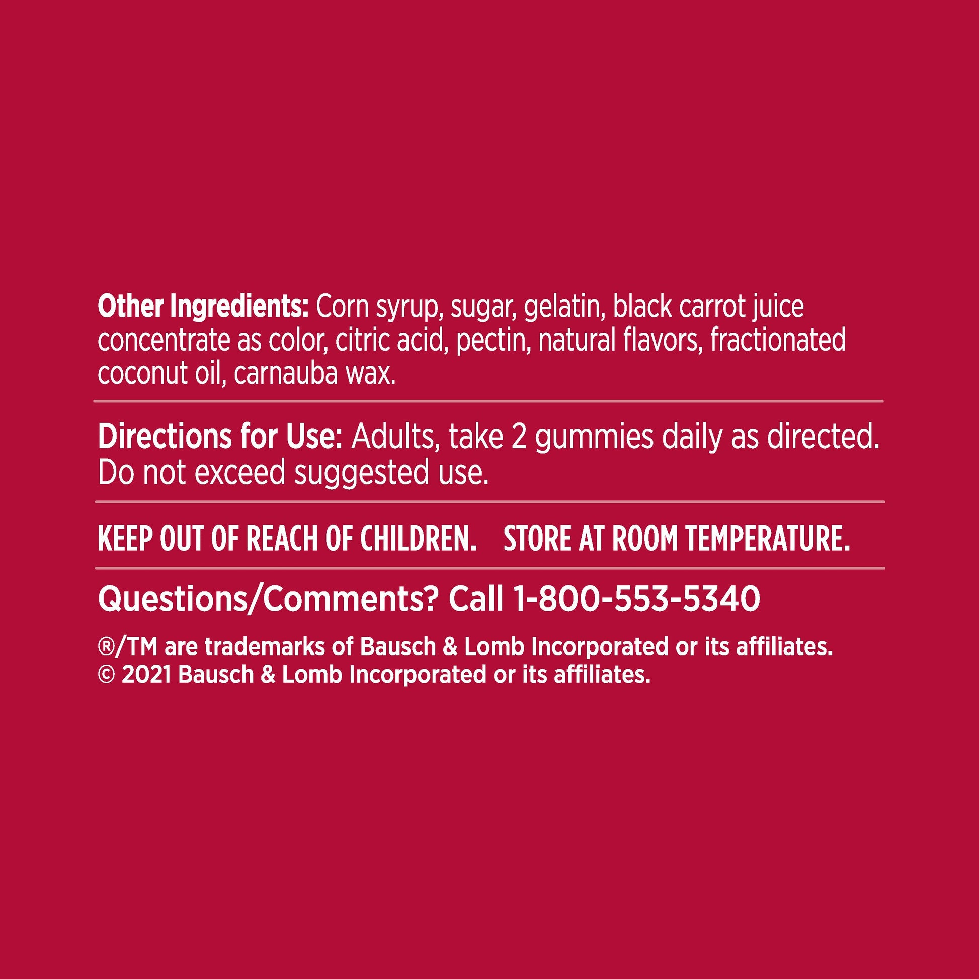 Ocuvite Vitamin & Mineral Supplement for Eye Health Adult Gummies OcuviteBuy Supplements Australia