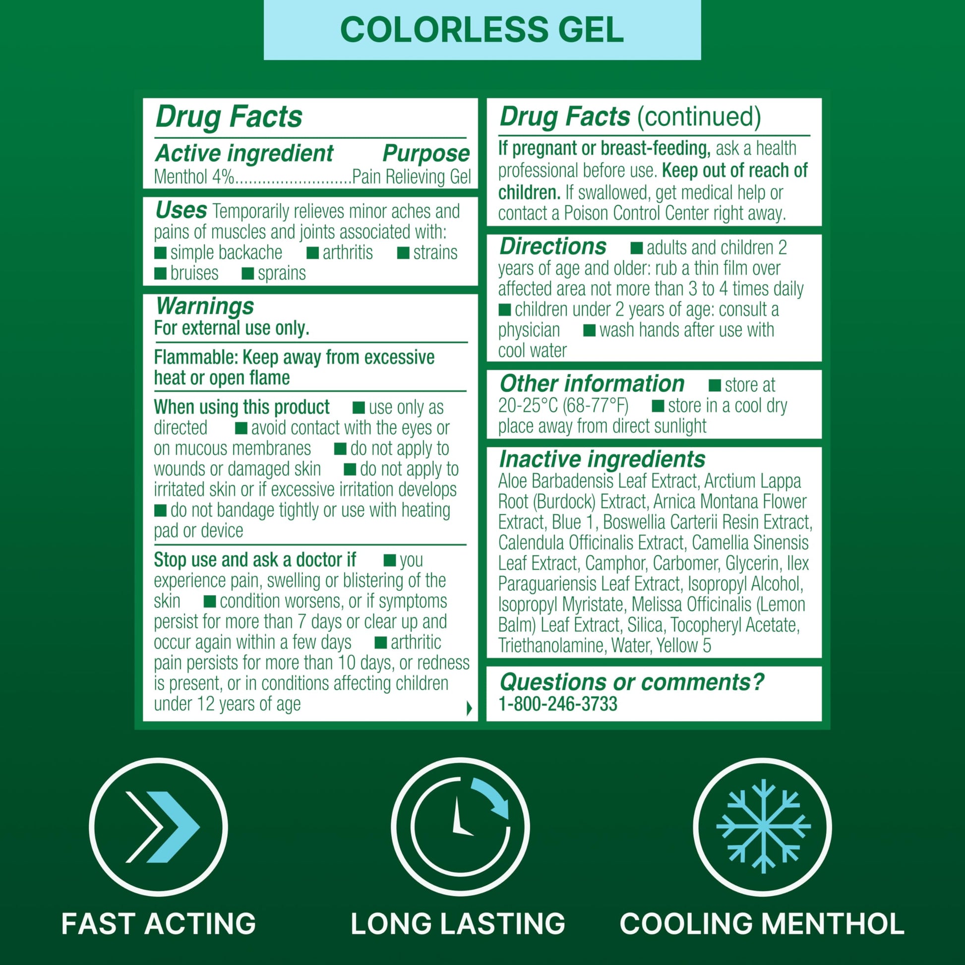 Biofreeze Roll-On Pain-Relieving Gel 3 FL OZ, Colorless Topical Pain Reliever For Muscles And Joints From Arthritis, Backache, Strains, Bruises, & Sprains BiofreezeBuy Supplements Australia