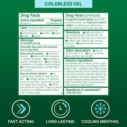 Biofreeze Roll-On Pain-Relieving Gel 3 FL OZ, Colorless Topical Pain Reliever For Muscles And Joints From Arthritis, Backache, Strains, Bruises, & Sprains BiofreezeBuy Supplements Australia