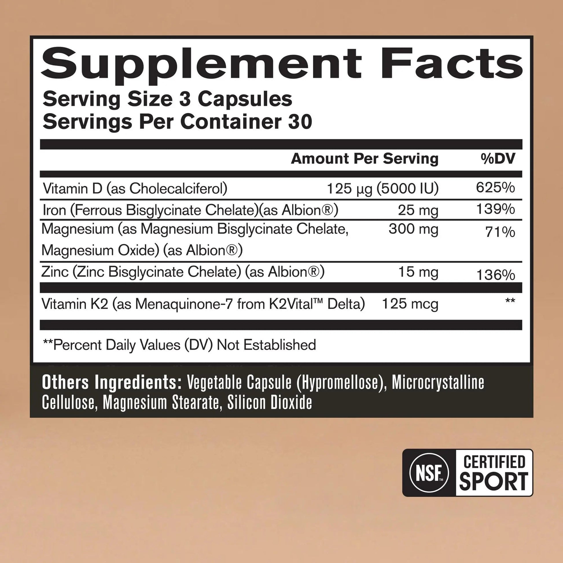 BARE PERFORMANCE NUTRITION Endurance Essentials | Endurance Athlete Daily Multivitamin | NSF Certified for Sport | Supports Energy, Muscle Function BARE PERFORMANCE NUTRITION