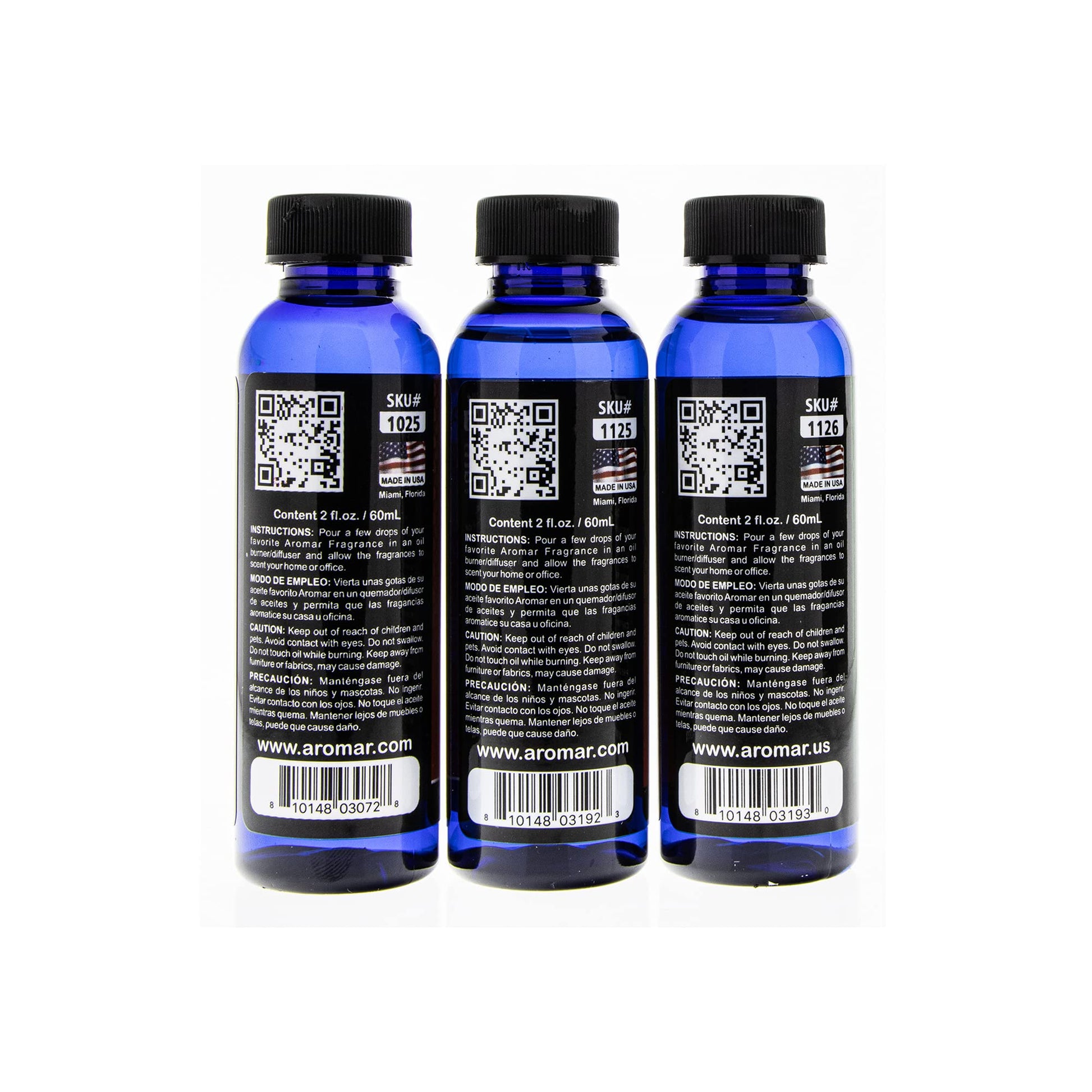 AROMAR Premium Fragrance Oil, 2oz Bottle 3 Pack Long Lasting Aromatic Scent, Fresh and Revitalizing AromarBuy Supplements Australia