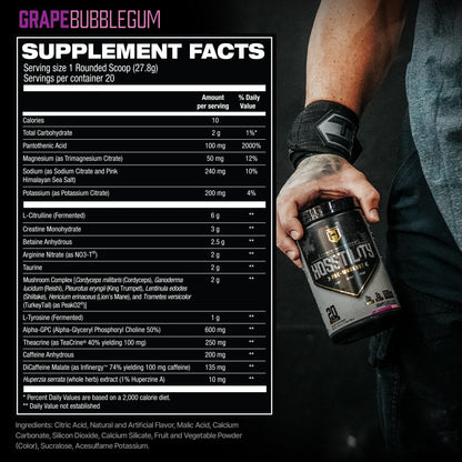 HOSSTILE Hosstility Pre Workout, All-in-One Pre Workout Powder for Men and Women HOSSTILEBuy Supplements Australia