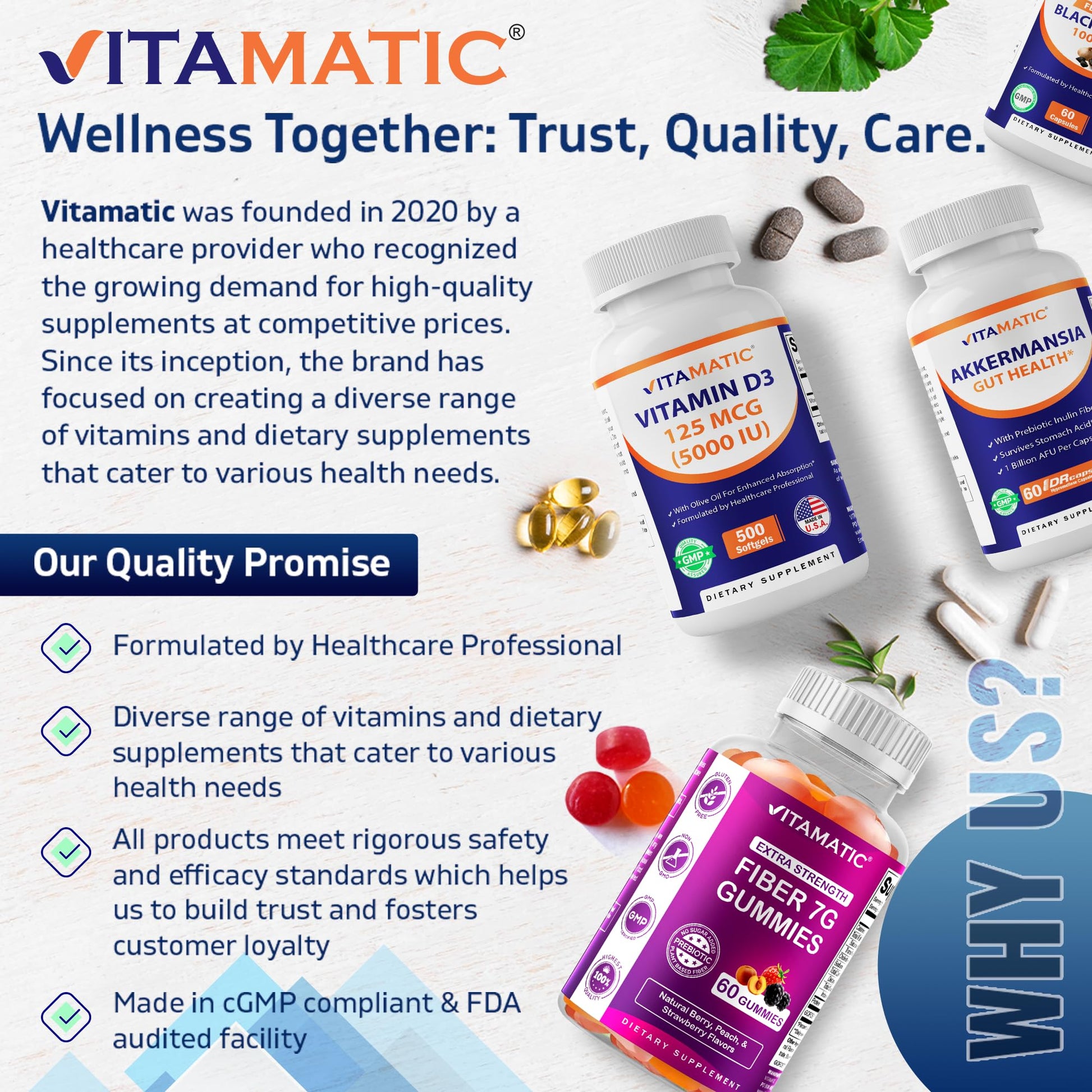 Vitamatic Vegan Omega 3-6-9 Complex 1250mg | Flaxseed, Olive, Borage & Algae Oils | Plant-Based Omegas | 120 Softgels VitamaticBuy Supplements Australia