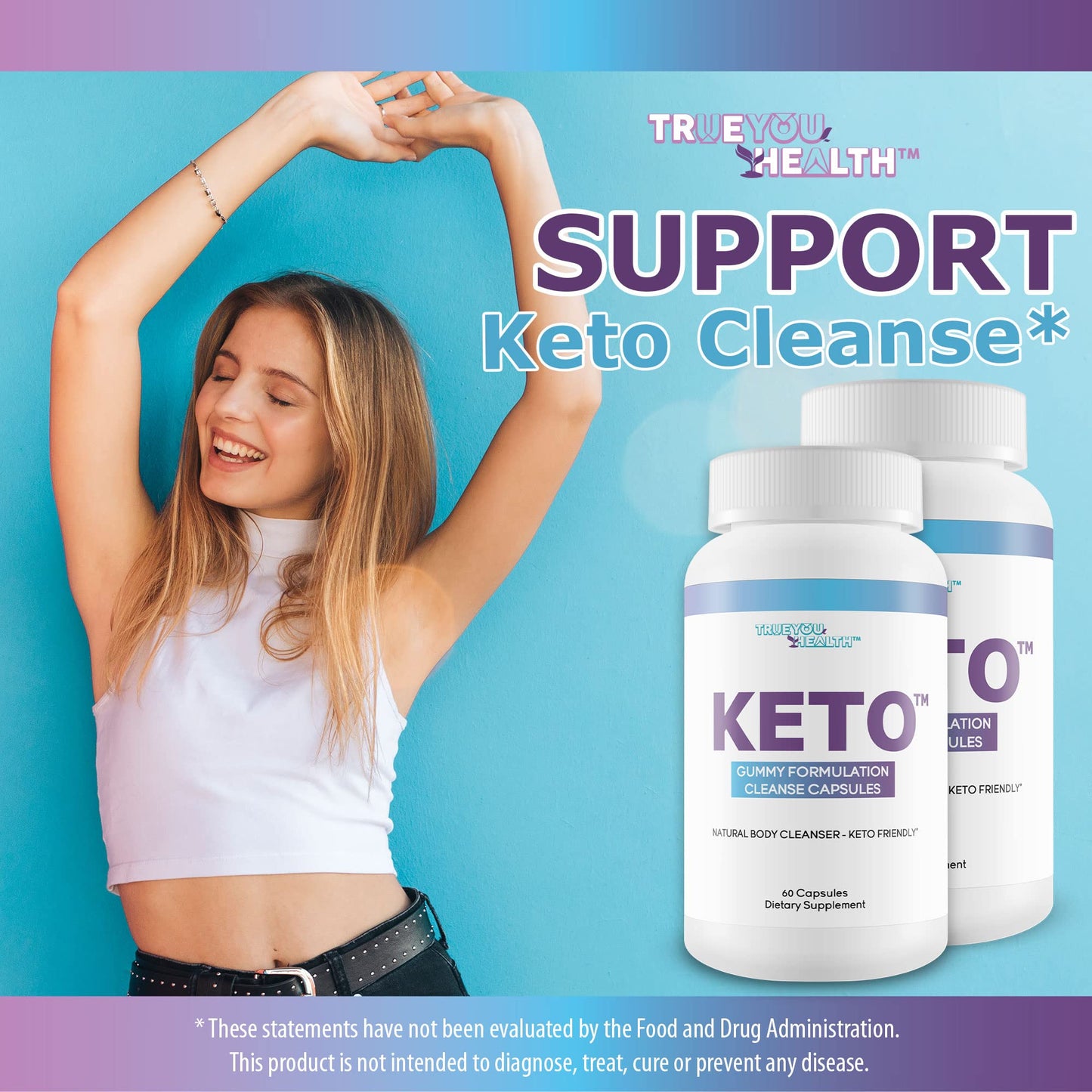 Keto Gummy Formulation Cleanse Capsules - Aid Cleansing & Detoxification - Help Flush GenericBuy Supplements Australia