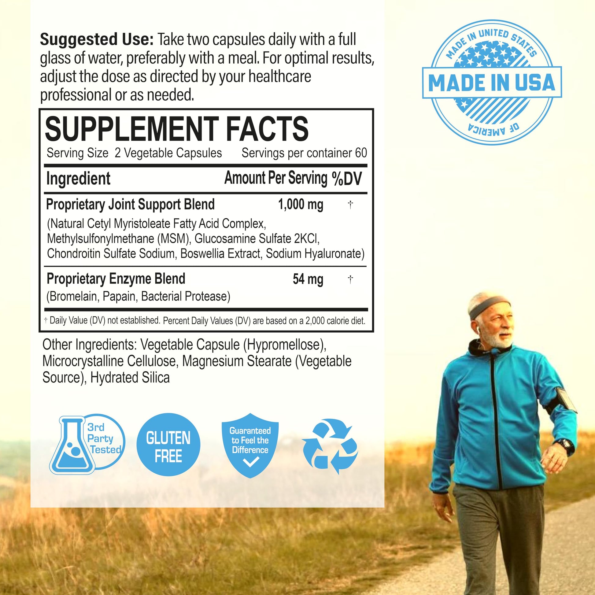 Cetyl Myristoleate Complex, CMO Advanced Joint Mobility & Comfort Formula 120 Capsules NANOWELLBuy Supplements Australia