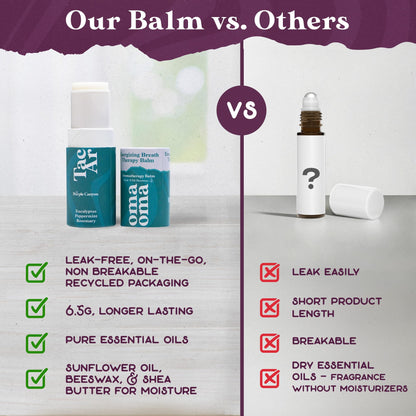 Essential Oils Balm Stick | Grounded Thought Aromatherapy Balm | All Natural Body Balm PURPLE CANYONBuy Supplements Australia