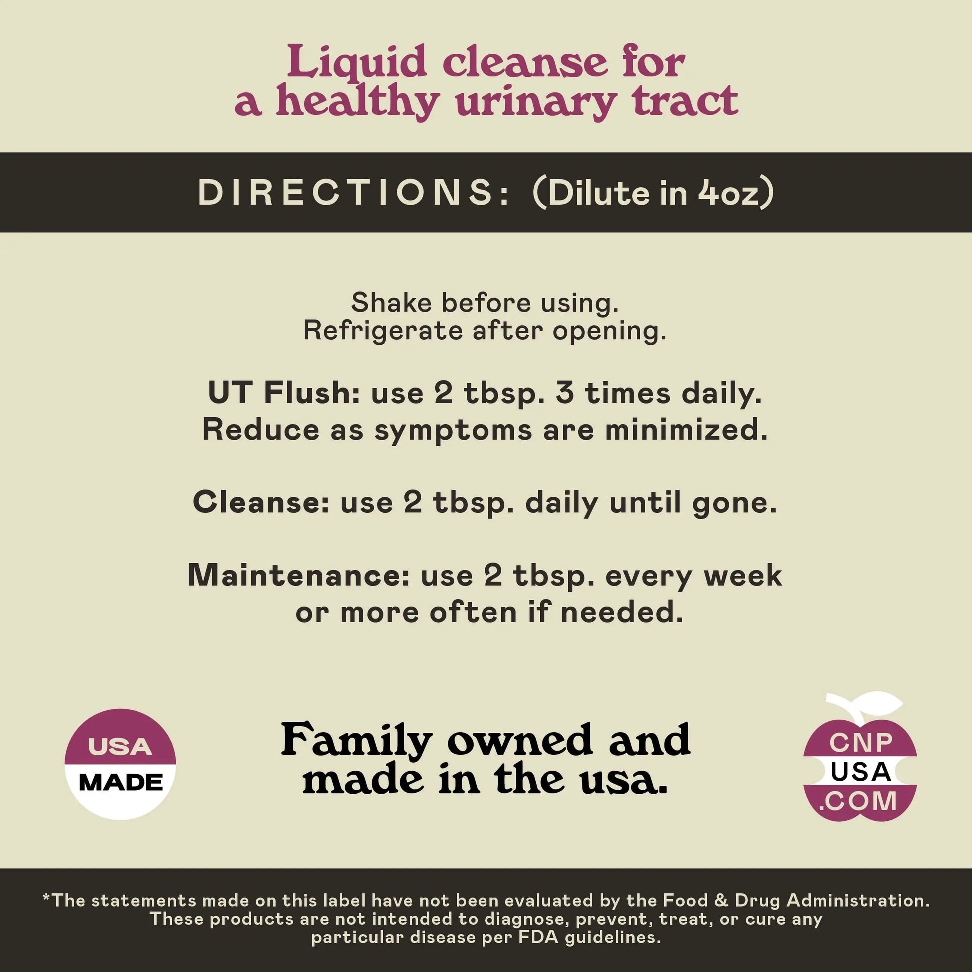 Complete Natural Products Urinary Tract Complete 8oz - Liquid Supplement for a Urinary Tract Cleanse, Defense, Health, and Treatment with Organic Cranberry & Organic D-Mannose Complete Natural ProductsBuy Supplements Australia