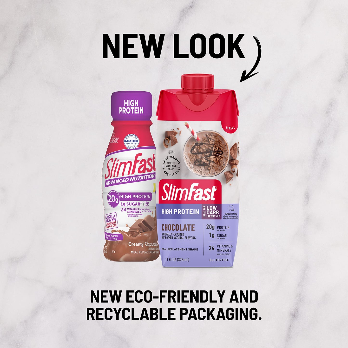 SlimFast Protein Shake, Chocolate- 20g Protein, Meal Replacement Shake Ready to Drink SlimFastBuy Supplements Australia