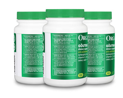 Organika Goutrin Supplement - 120ct, Pack of 3 OrganikaBuy Supplements Australia