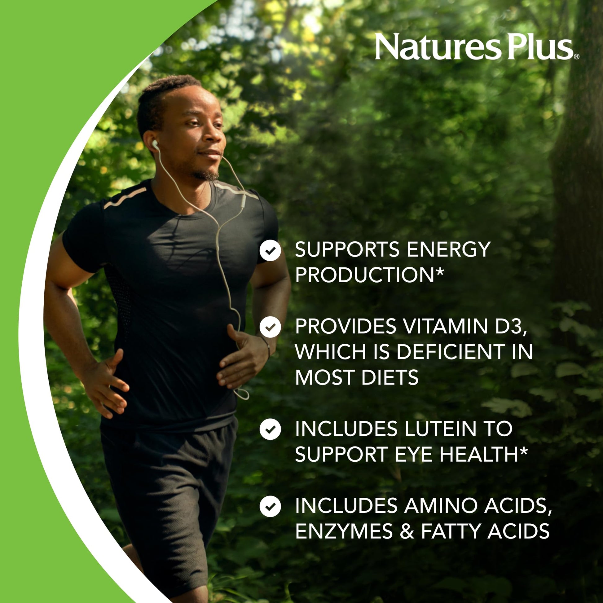 NaturesPlus Ultra Source of Life Multivitamin - 180 Mini-Tablets - with Whole Foods, Herbs, Lutein & Enzymes - Vegetarian, Gluten Free - 30 Servings NaturesPlusBuy Supplements Australia