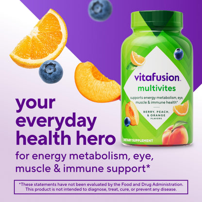 Vitafusion Adult Gummy Vitamins, 120 Count VitafusionBuy Supplements Australia