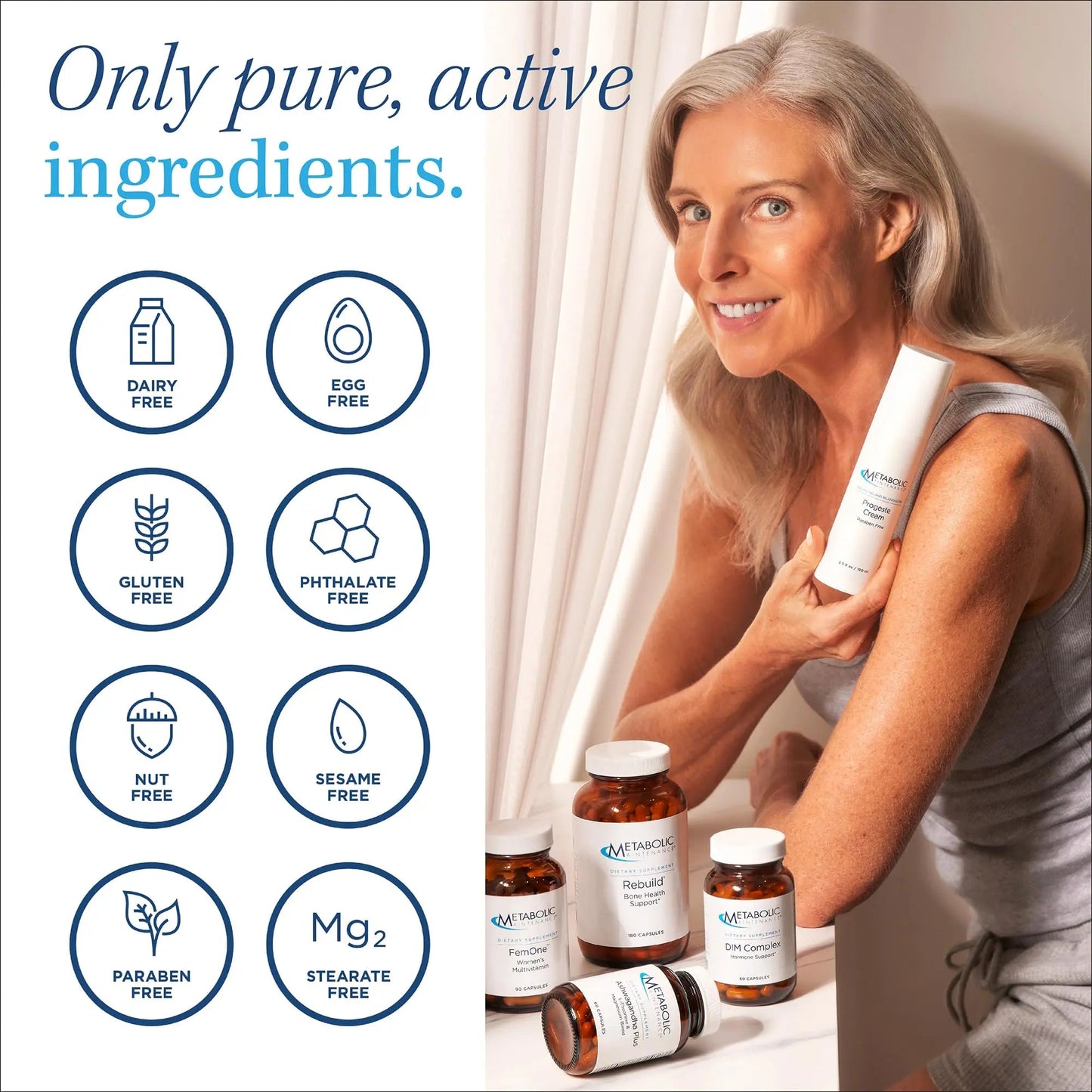 Metabolic Maintenance The Big One Plus Multivitamin without Iron - Iron Free Multivitamin for Women & Men with Vitamin A, C, Minerals Metabolic Maintenance