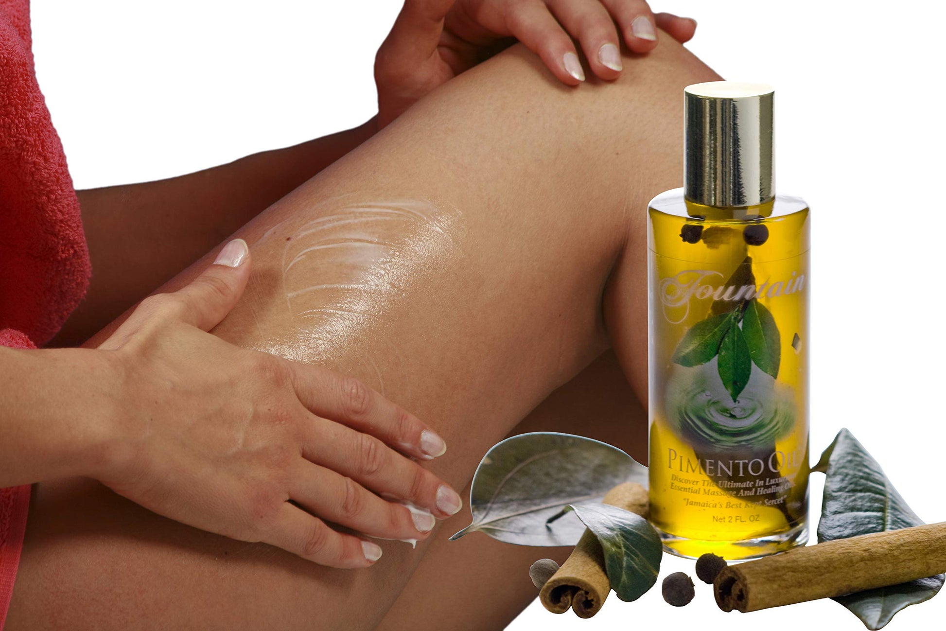 Fountain Pimento Oil for Massage Therapy, Muscle and Joint Deep Tissue Massage, Sore Muscle Balm Massage & Topical Herbal Rub (Pack of 2) FountainBuy Supplements Australia