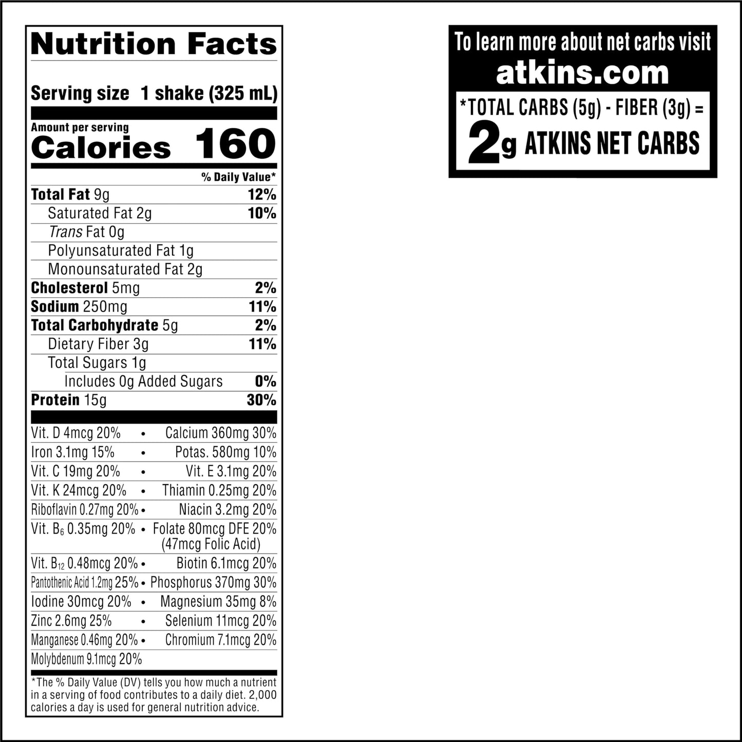 Atkins Milk Chocolate Delight Protein Shake, 15g Protein, Low Glycemic, 2g Net Carb AtkinsBuy Supplements Australia