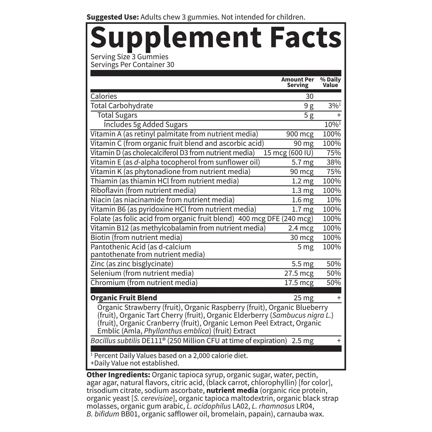 Men’s Multivitamin Gummy: Vitamins C, D, E, B & Zinc for Energy, Stamina & Stress, Probiotics for Digestive & Immune Health, Vitamin Code Garden of LifeBuy Supplements Australia