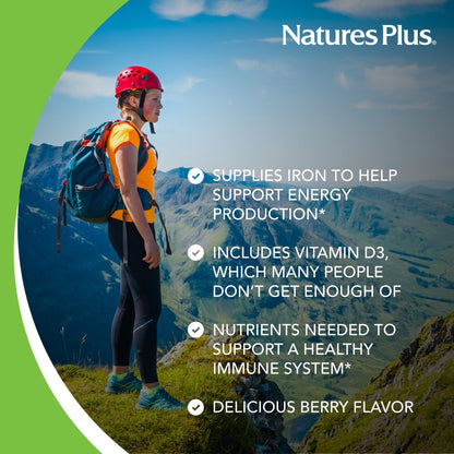 NaturesPlus Source of Life Women Liquid Multivitamin - 30 fl oz - Natural Berry Flavor - Whole Foods & Minerals - Healthy Immune System & Energy - Vegetarian, Gluten-Free - 30 Servings NaturesPlusBuy Supplements Australia