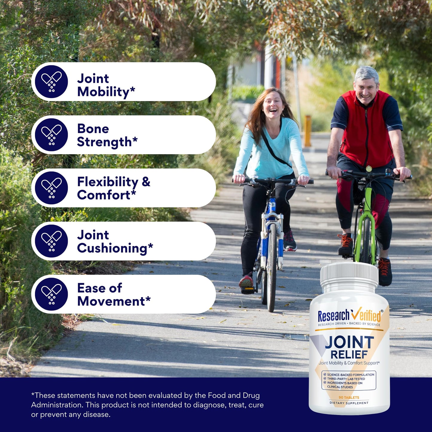 Research Verified Joint Support - Glucosamine, MSM, Turmeric, Boswellia, BioPerine - Vegan - 270 Capsules - 3 Month Supply Research VerifiedBuy Supplements Australia