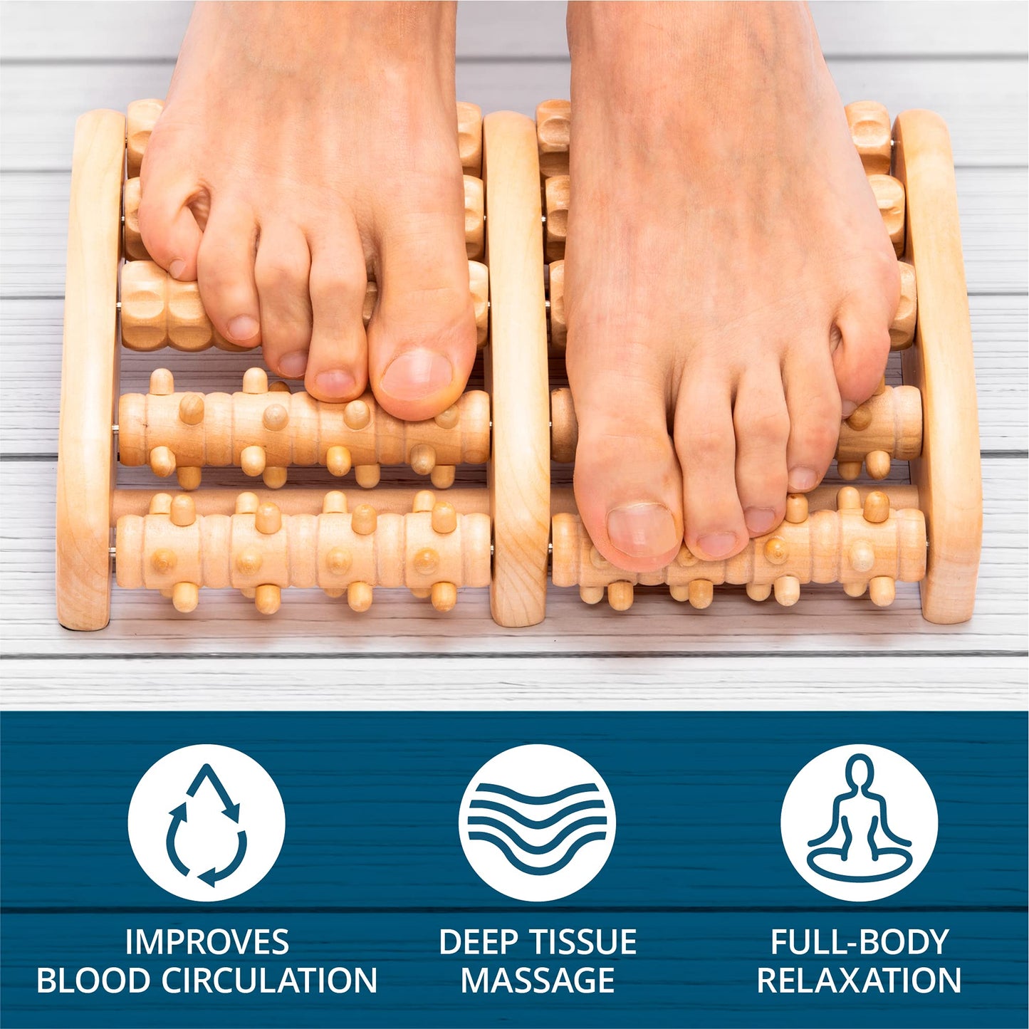 TheraFlow Foot Massager for Plantar Fasciitis Relief, Relaxation Gifts for Women, Men TheraFlowBuy Supplements Australia