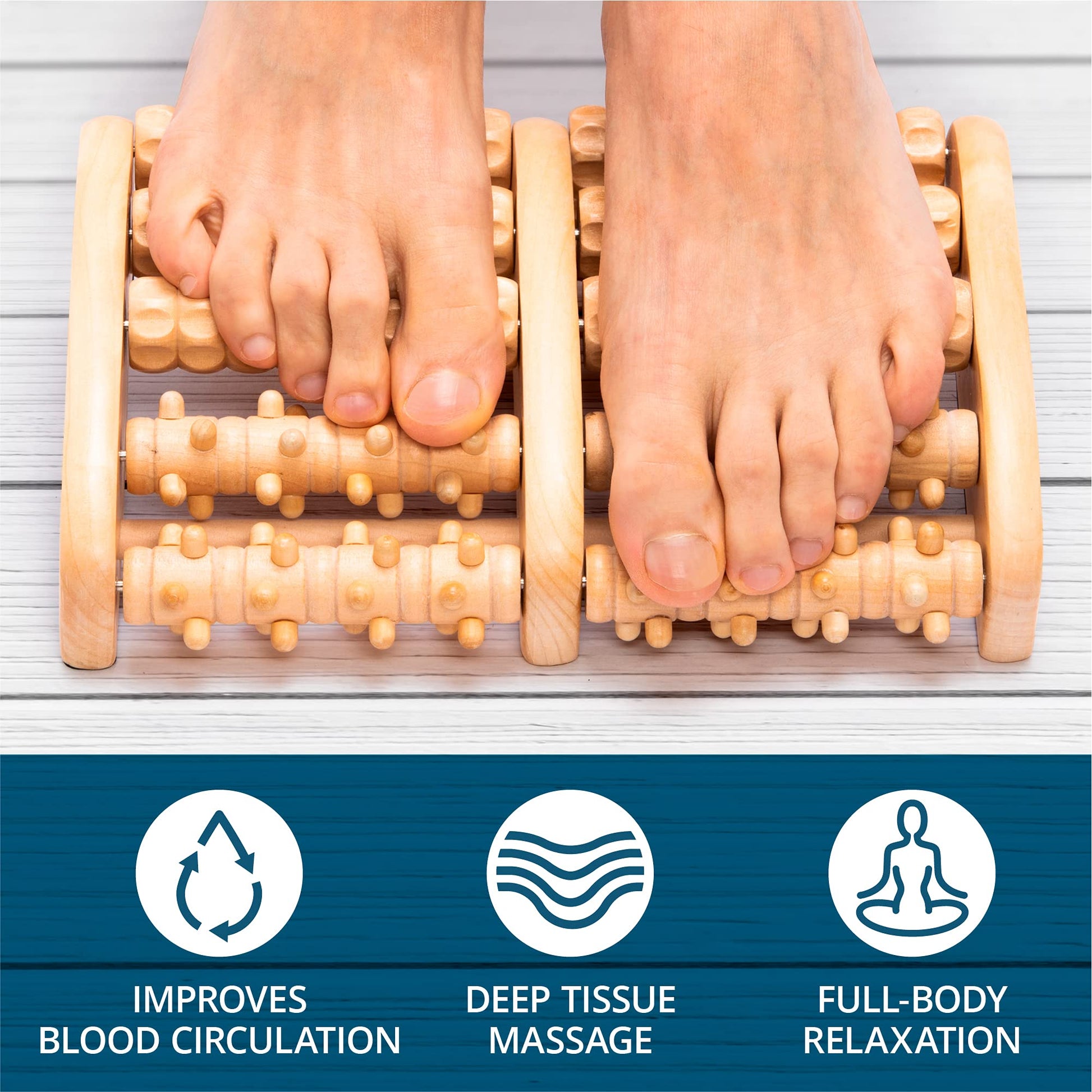 TheraFlow Foot Massager for Plantar Fasciitis Relief, Relaxation Gifts for Women, Men TheraFlowBuy Supplements Australia