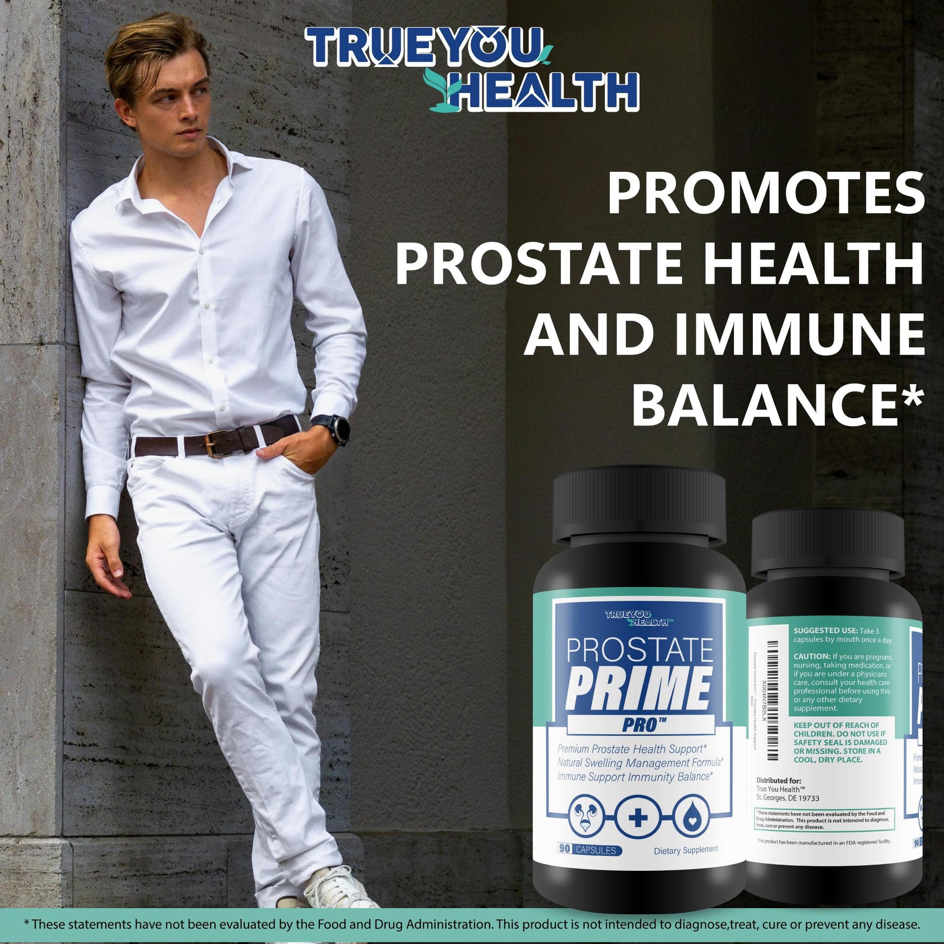 Prostate Prime Pro - Improved Formula - Our Best Prostate Support Supplement For Men’s Health - Natural Prostatitis Prostate Health - Natural Prostate Remedies - Men Prostate Vitamin Prostaprime Pills True You HealthBuy Supplements Australia