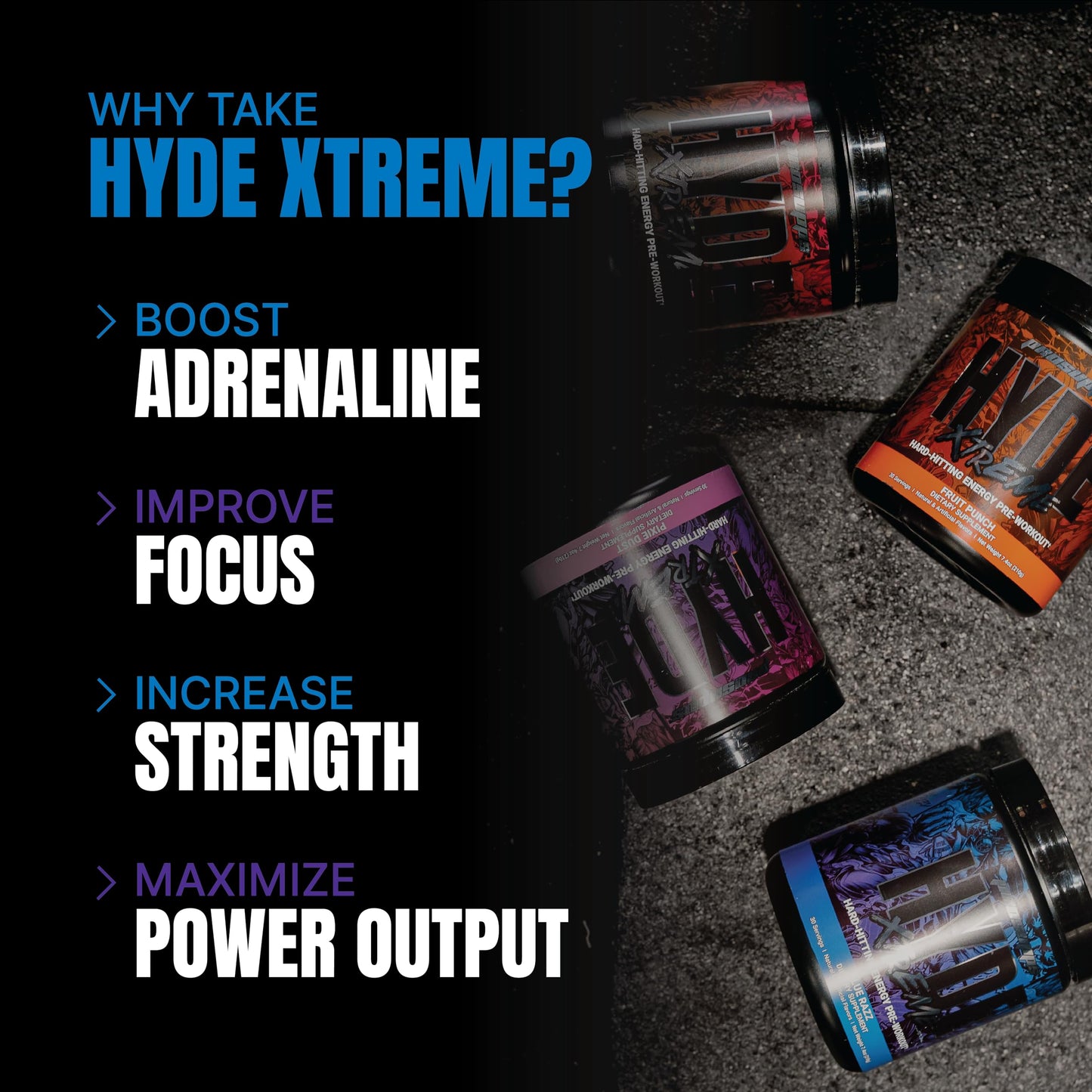 PROSUPPS Mr. Hyde Xtreme Pre-Workout Powder Energy Drink - Intense Sustained Energy PROSUPPSBuy Supplements Australia