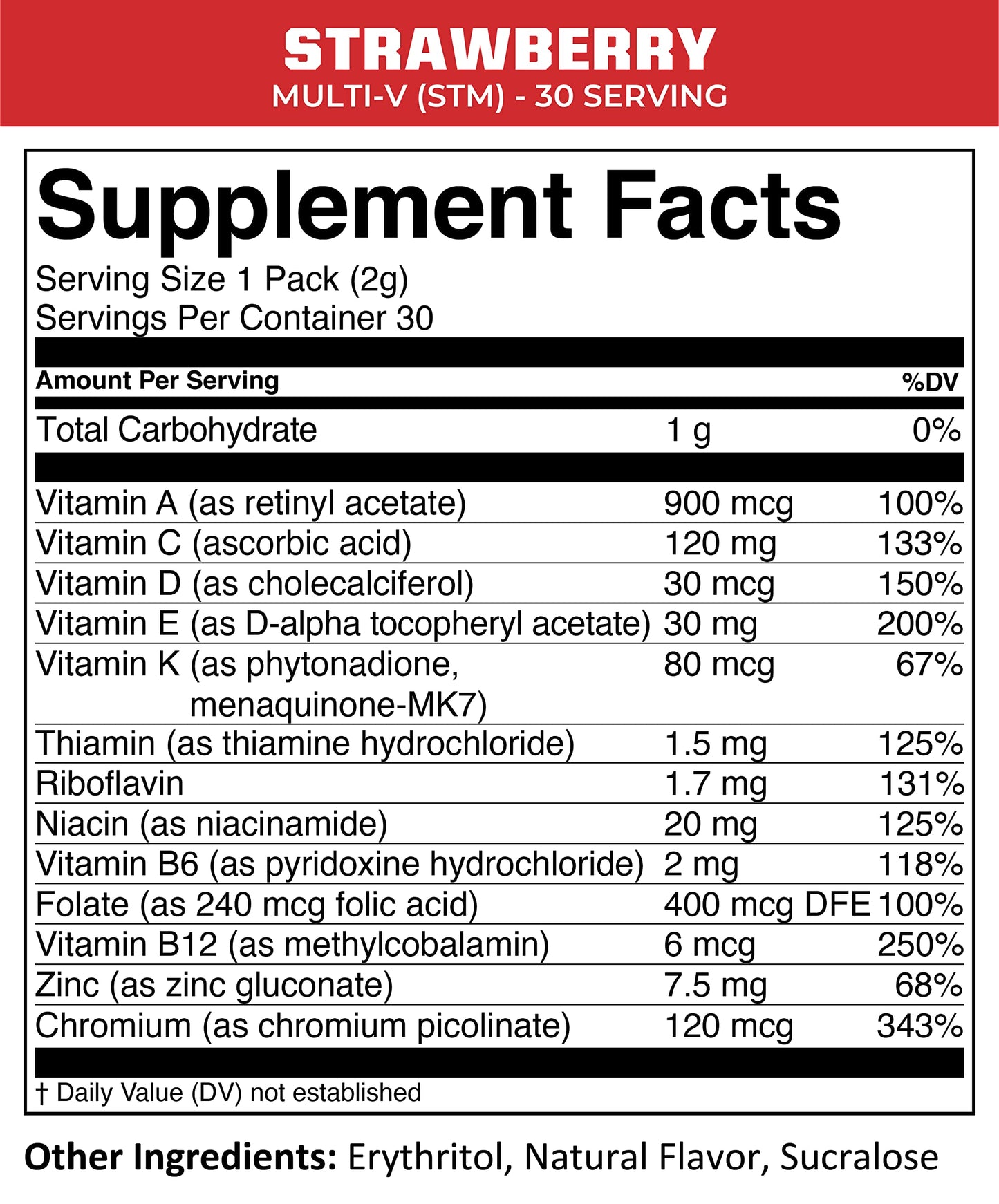 MTN OPS Multi‑V STM On‑the‑Go Daily Multivitamin for Men, Women & Kids – Straight‑to‑Mouth Vitamin C D3 B Zinc Packs – Gluten Free, Natural Flavors, 30 Servings MTN OPSBuy Supplements Australia