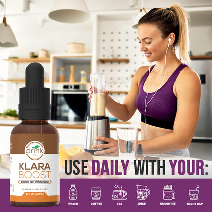 Drink Inc Klara Boost Alcohol Free Immuno-Boost | 30ML Herbal Supplement Drink IncBuy Supplements Australia