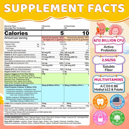NEVISS Multivitamin for Men & Probiotics for Kids Teen + Veggie & Fruit Fiber Gummies NEVISSBuy Supplements Australia