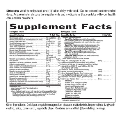 Country Life CORE Daily-1 for Women 50+ Multivitamin - Formulated for Women Over 50, Complete Daily Nutrition with Women's Health Blend, Coenzymated B Vitamins, Probiotics, and Digestive Enzymes Country LifeBuy Supplements Australia