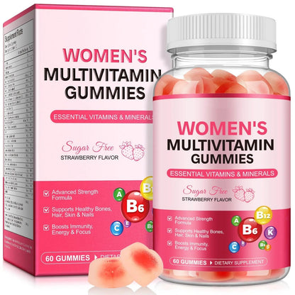 DCTTVHVD Multivitamin Gummies for Women, Natural Multi Vitamins, Boosts Immunity, Energy & Focus, Womens Daily Multivitamin Gummy DCTTVHVDBuy Supplements Australia